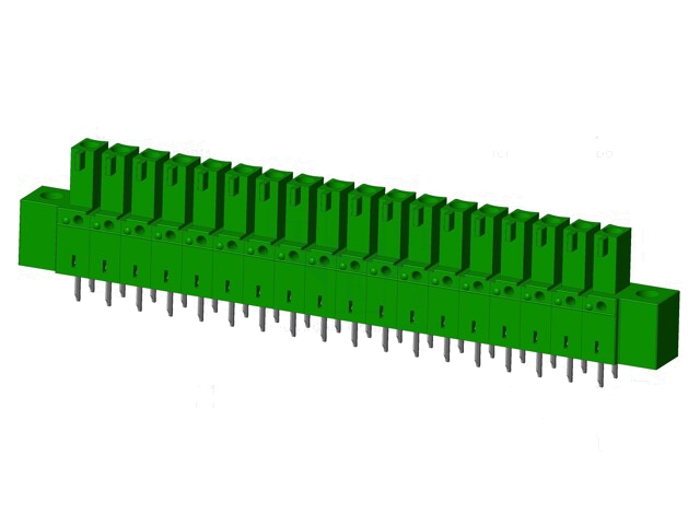 Connector: ontkoppelbare terminal strip; contact; vrouwelijk Connector: ontkoppelbare terminal strip; contact; vrouwelijk